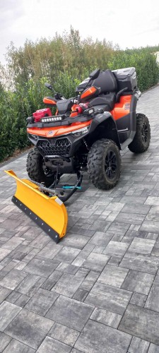 Pług śnieżny szybki przedni montaż do quada Cf moto 850 1000 Touring G3 , pług do quada cf moto 850 1000 Touring G3 Prestige Producent