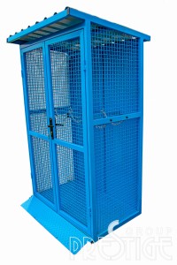 Klatka box na butle gazu technicznego 8 butli