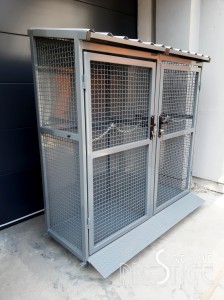 KLATKA BOX , SZAFA NA BUTLE Z GAZEM PROPAN BUTAN 33 KG 4 SZT 