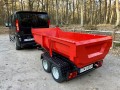 Przyczepka Wywrotka Hydrauliczna Skorupowa do  samochodu Ciągnika Rejestracja