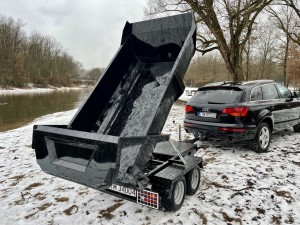Przyczepka Wywrotka hydrauliczna do samochodu ciągnika 
