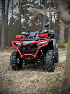 Zderzak przedni CF MOTO 850 1000 Model G3 CZERWONY