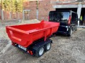 przyczepa budowlana, przyczepka samochodowa,  wywrotka hydrauliczna , uniwersalna przyczepa , przyczepka komunalna, leśna,  construction trailer, car trailer, hydraulic dump truck , universal trailer , municipal trailer,